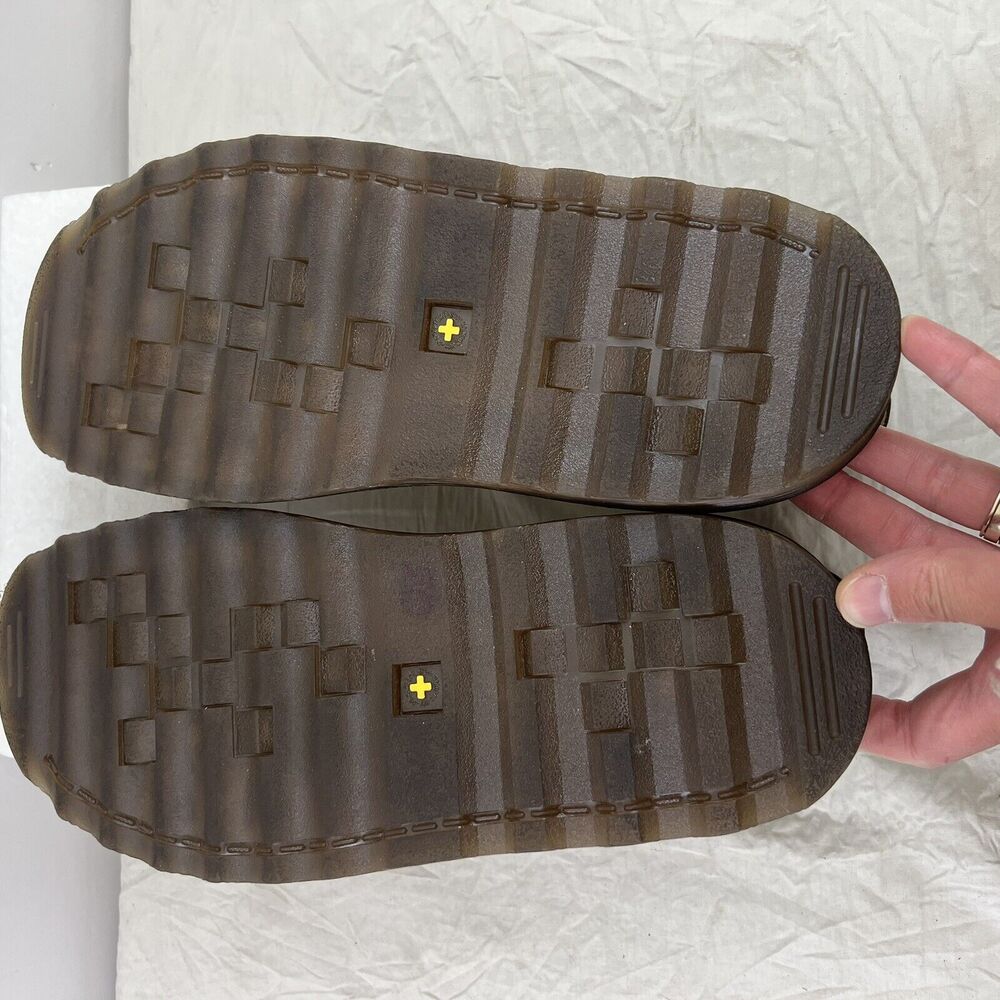 Dr. Martens Men Sz 11 Vtg Y2K Brown AirWare Chunky Fisherman Leather Sandals EUC - Picture 9 of 12